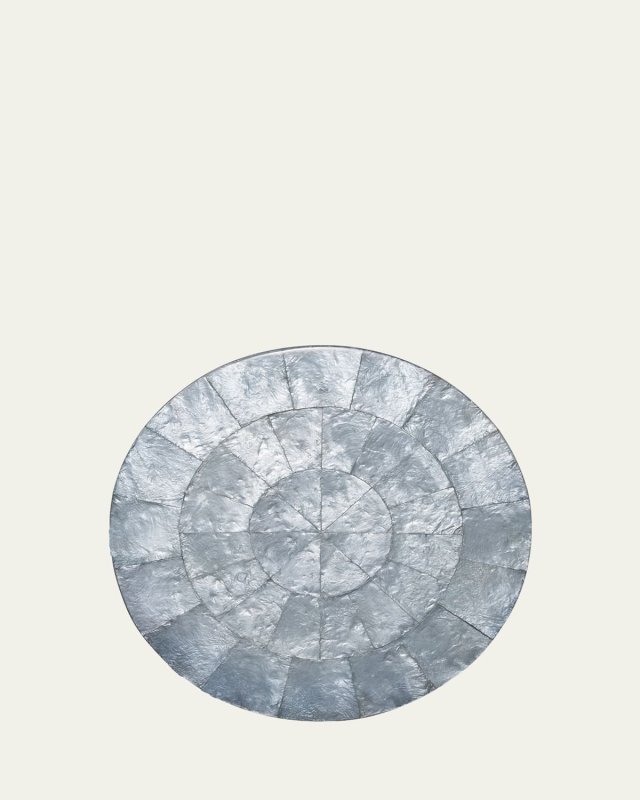 Round Capiz Shell Placemat